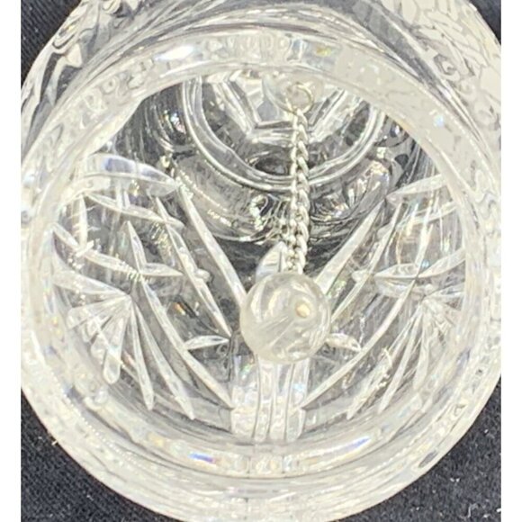Waterford Crystal Ireland Songs of Christmas Bell Silent Night Nativity 5" 1996 - Picture 8 of 8